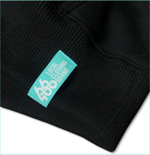 BLUZA Z KAPTUREM MINILOGO HOODY (BLACK)