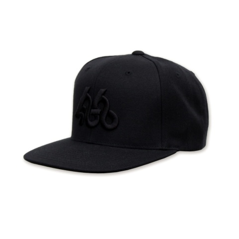 CZAPKA Z DASZKIEM ICON SNAPBACK (all black)