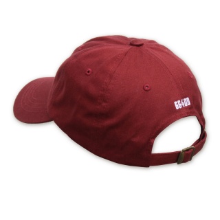 CZAPKA Z DASZKIEM ICON STRAPBACK (dark red/white)