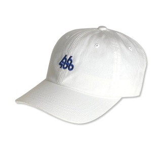 CZAPKA Z DASZKIEM ICON STRAPBACK (white/navy)