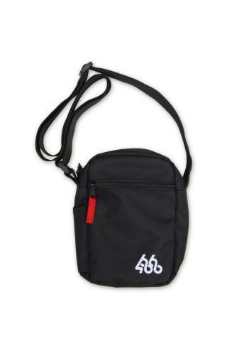 LISTONOSZKA SMALL SHOULDER BAG (BLACK/RED)