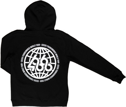 ROZPINANA BLUZA Z KAPTUREM WORLD TOUR ZIP HOODY (BLACK) ROZPINANA BLUZA Z KAPTUREM WORLD TOUR ZIP HOODY (BLACK)