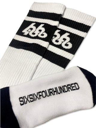WYSOKIE SKARPETKI "BLACK STRIPES" KNEE-HIGH SOCKS